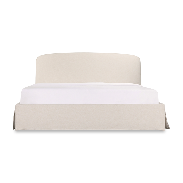Joan Queen Storage Bed - Cream