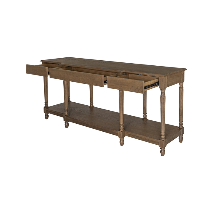 Martha Oak Console Table