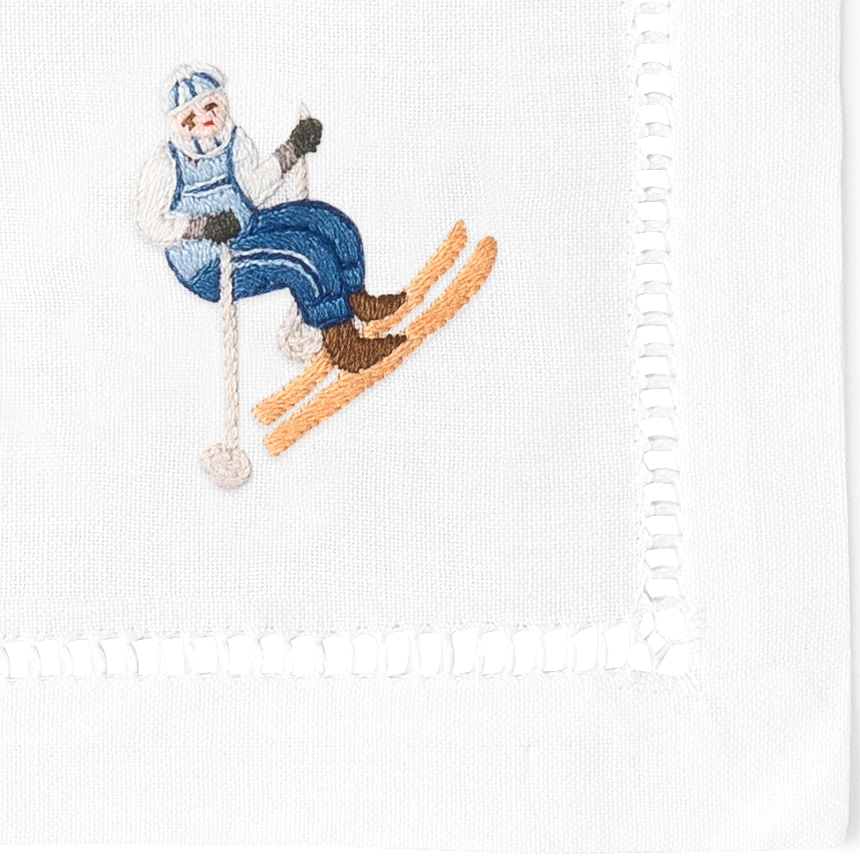 Skiers Cocktail Napkins
