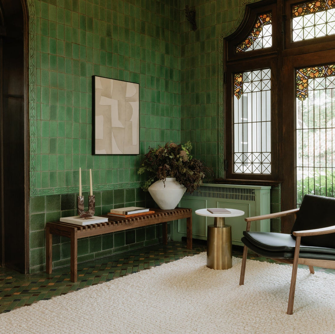 Rohe Bench - Walnut Brown