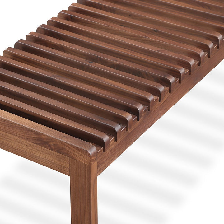 Rohe Bench - Walnut Brown