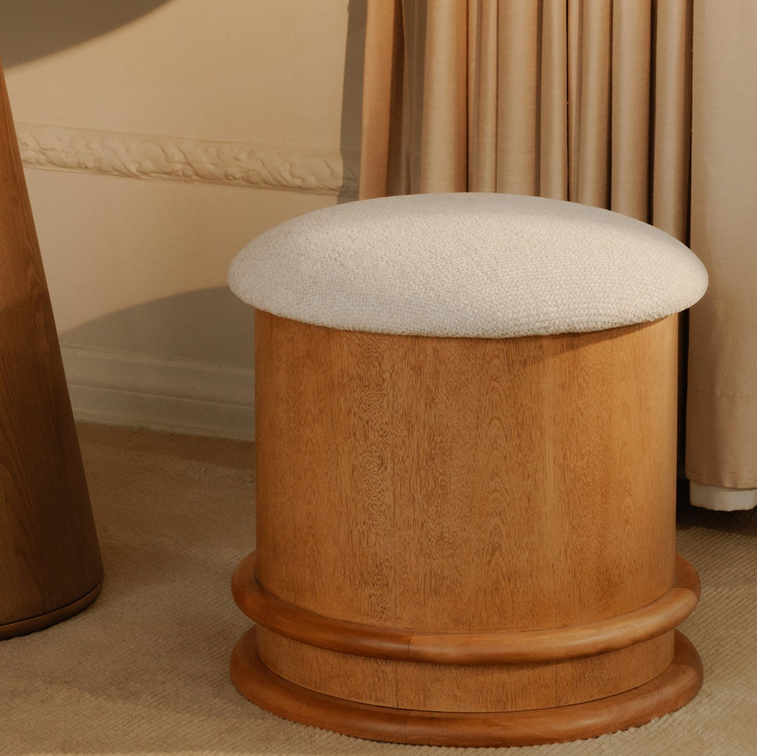 Piccolo Storage Stool - Flecked Oatmeal