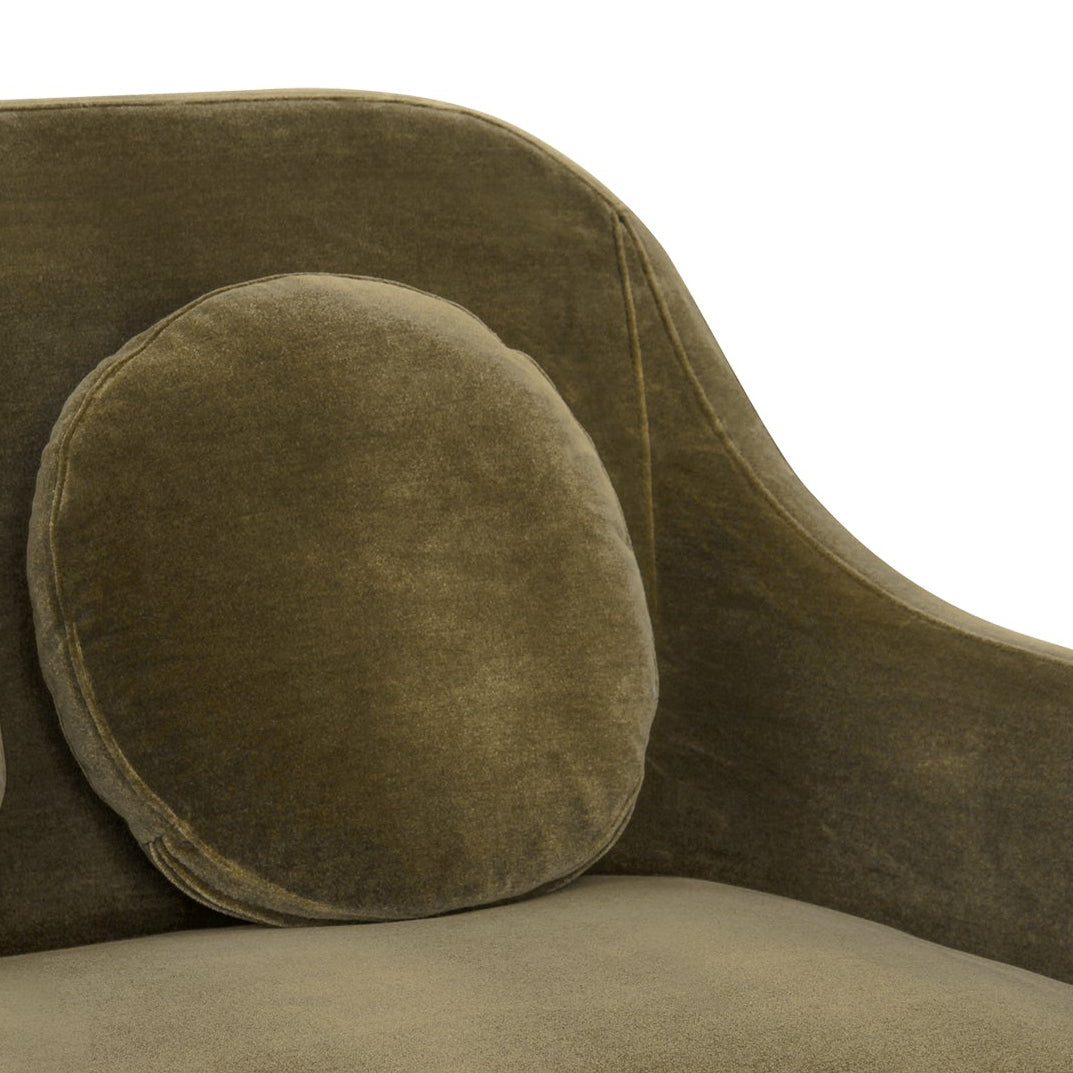 Rialto Sofa - Dark Green Faux Mohair