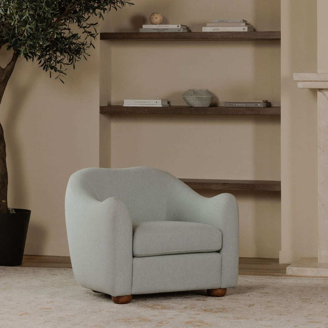Bria Accent Chair - Light Blue