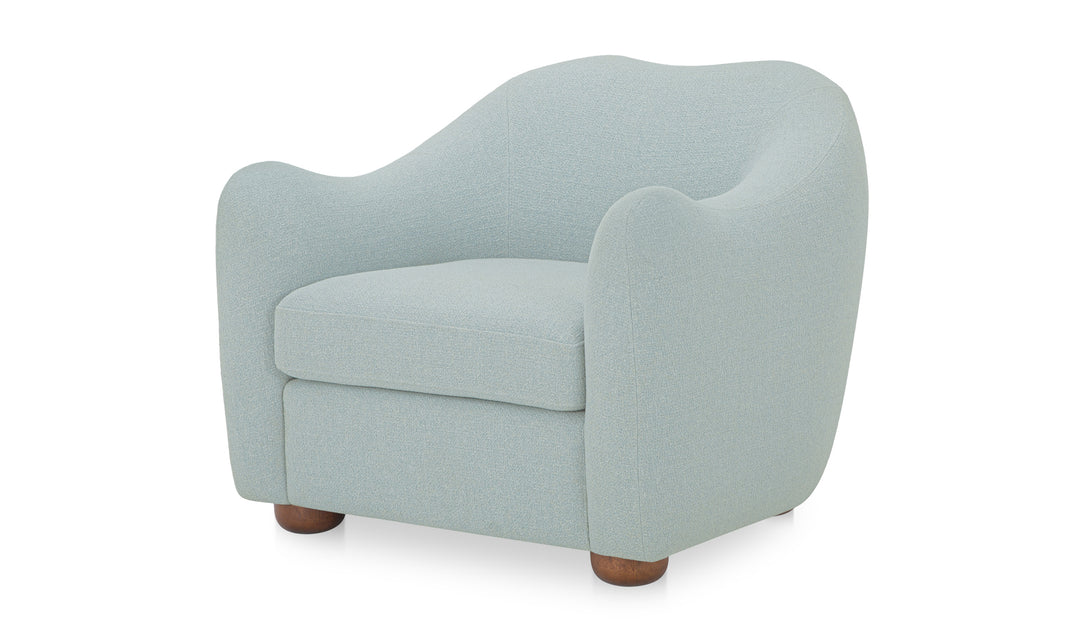 Bria Accent Chair - Light Blue