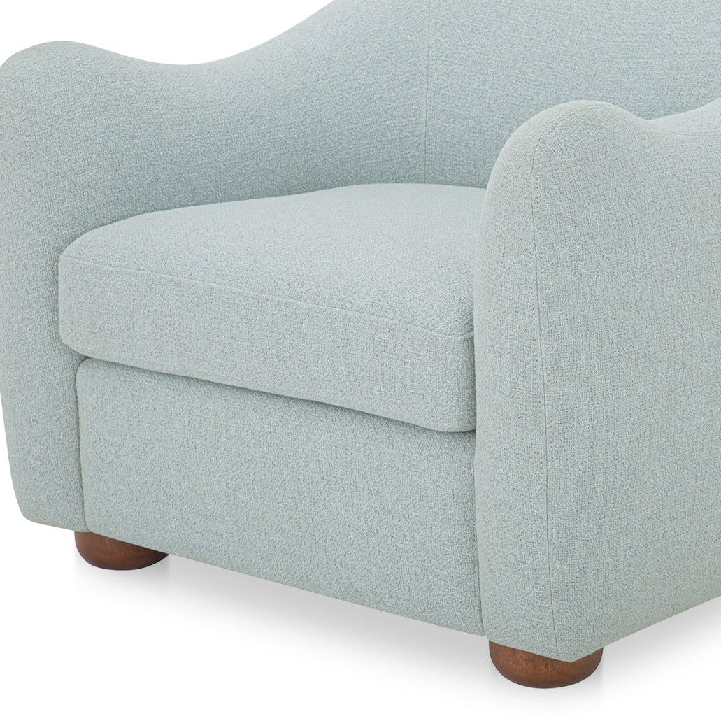Bria Accent Chair - Light Blue