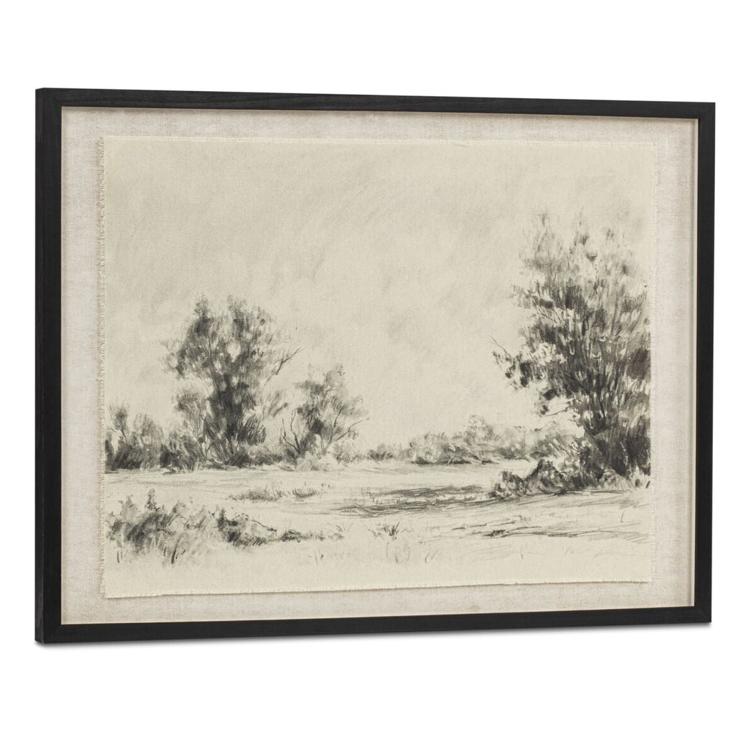 Briar Framed Print On Linen