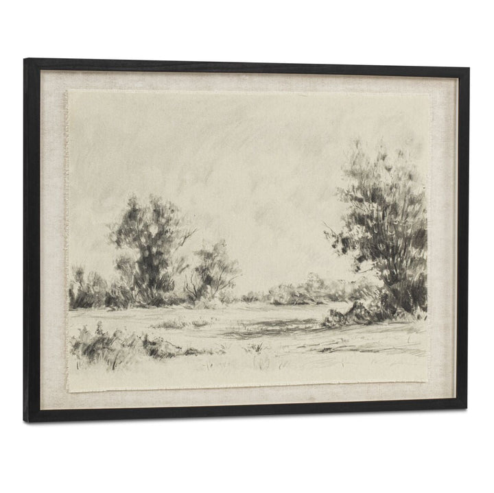Briar Framed Print On Linen