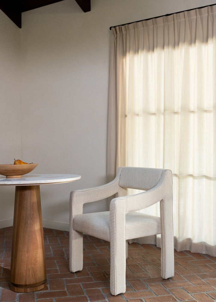 Elise Dining Chair - Neutral Stripe