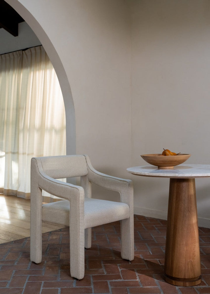 Elise Dining Chair - Neutral Stripe