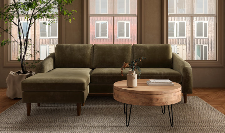 Quinn Sectional Sofa - Cedar Green