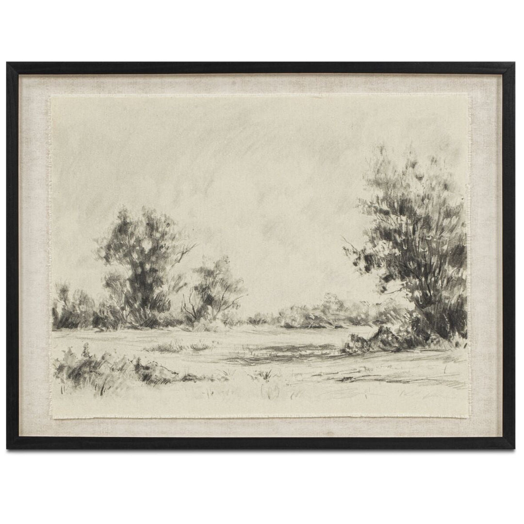Briar Framed Print On Linen