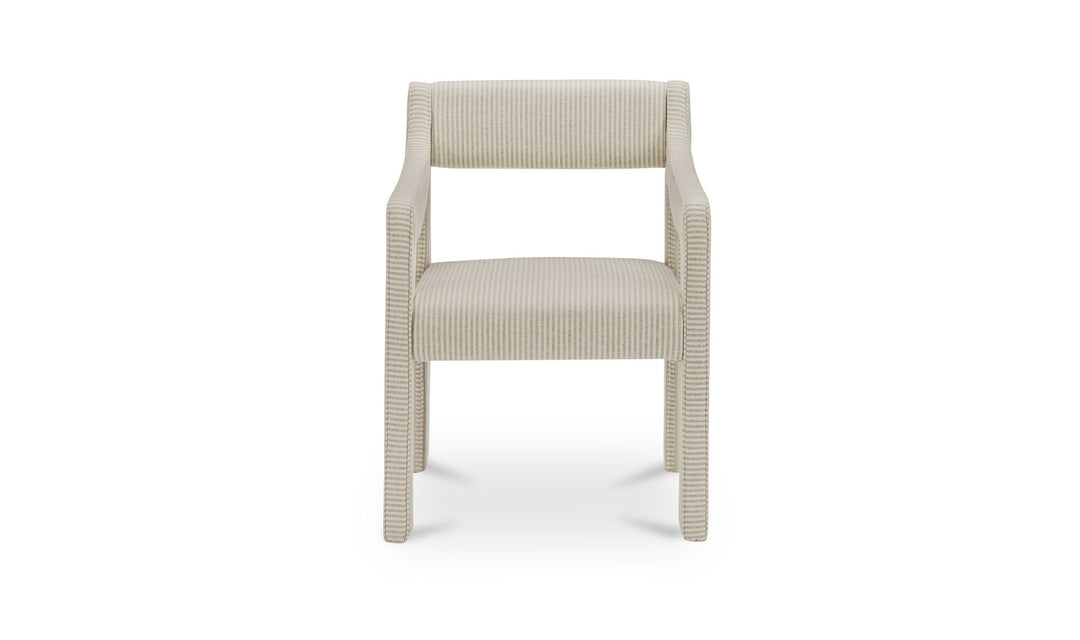 Elise Dining Chair - Neutral Stripe