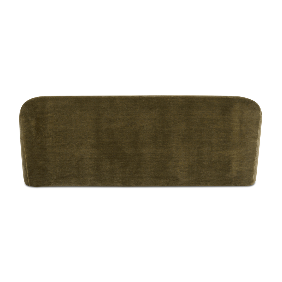 Rialto Sofa - Dark Green Faux Mohair