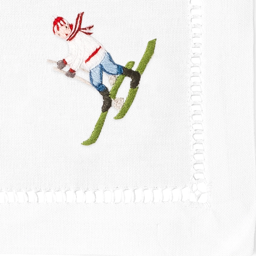 Skiers Cocktail Napkins