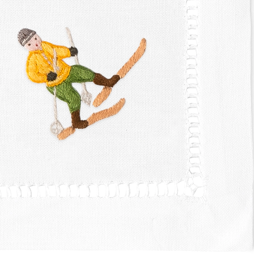Skiers Cocktail Napkins