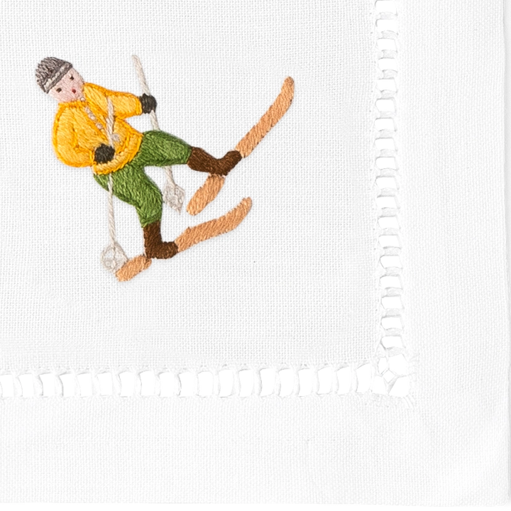 Skiers Cocktail Napkins