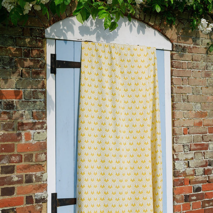 Ikat Heart Fabric
