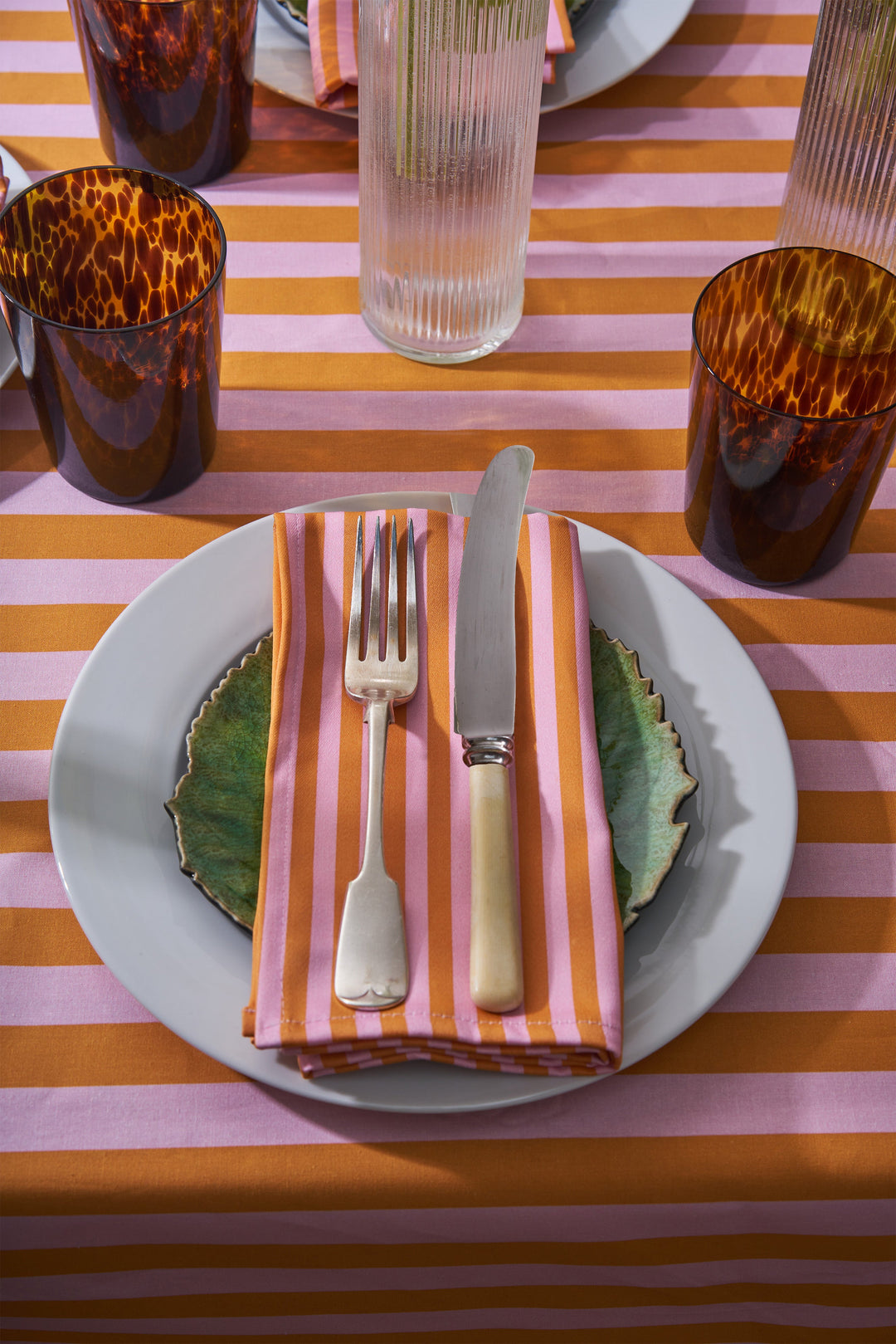 Rhubarb and Custard Napkins X 4