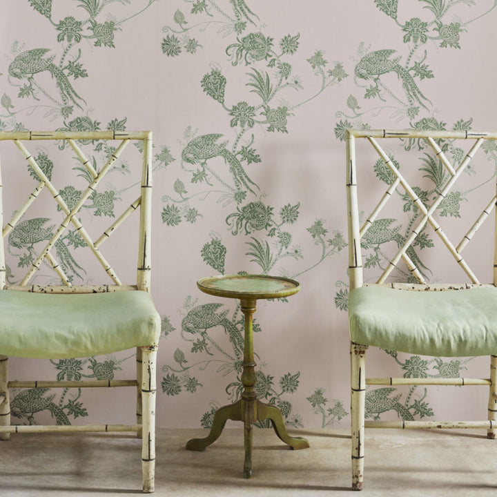 Vintage Bird Trail Wallpaper