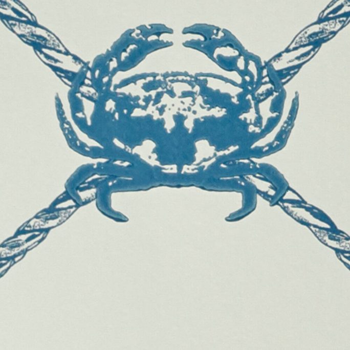 Crab Trellis Wallpaper