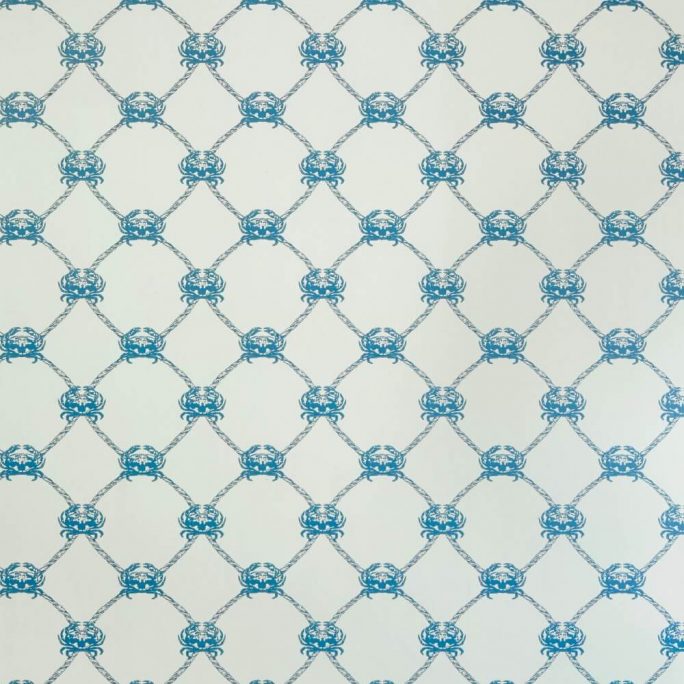 Crab Trellis Wallpaper