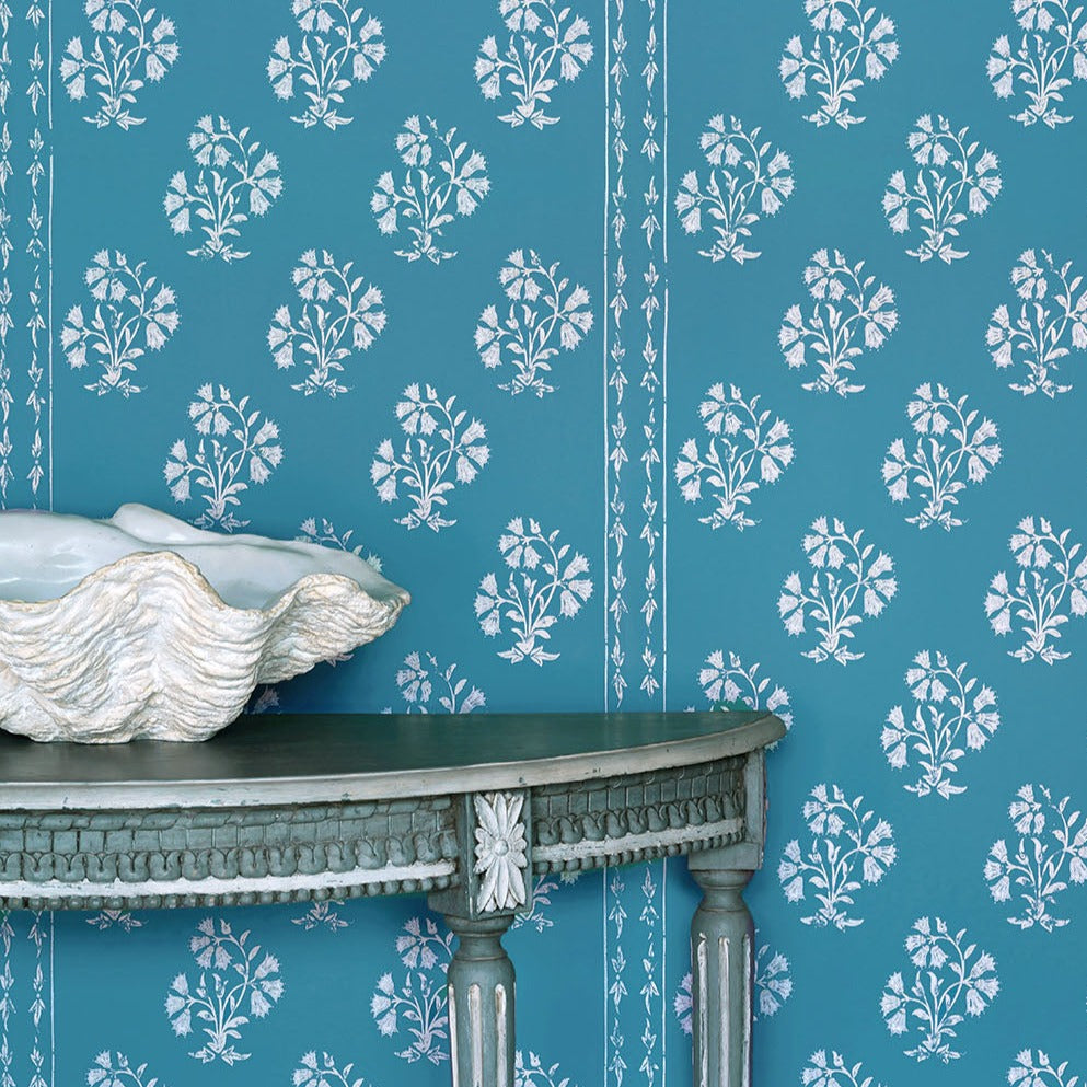 Willow Crossley Maharani Block-Print Wallpaper