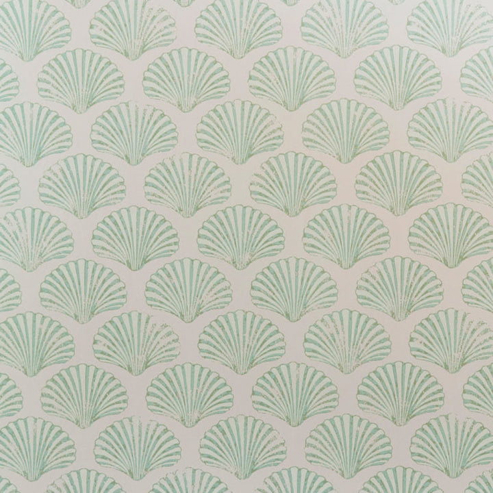 Green Scallop Shell Wallpaper