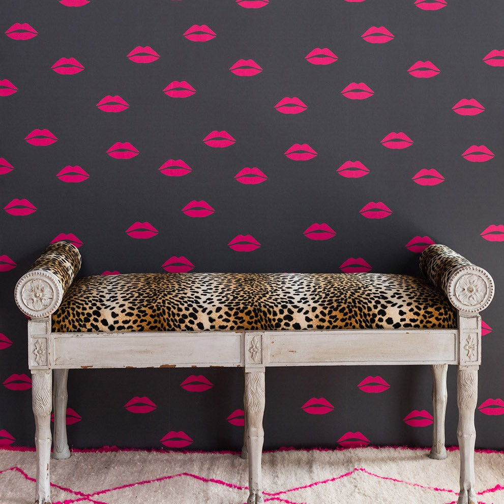 Tabitha Webbs x Barneby Gates Lips Wallpaper