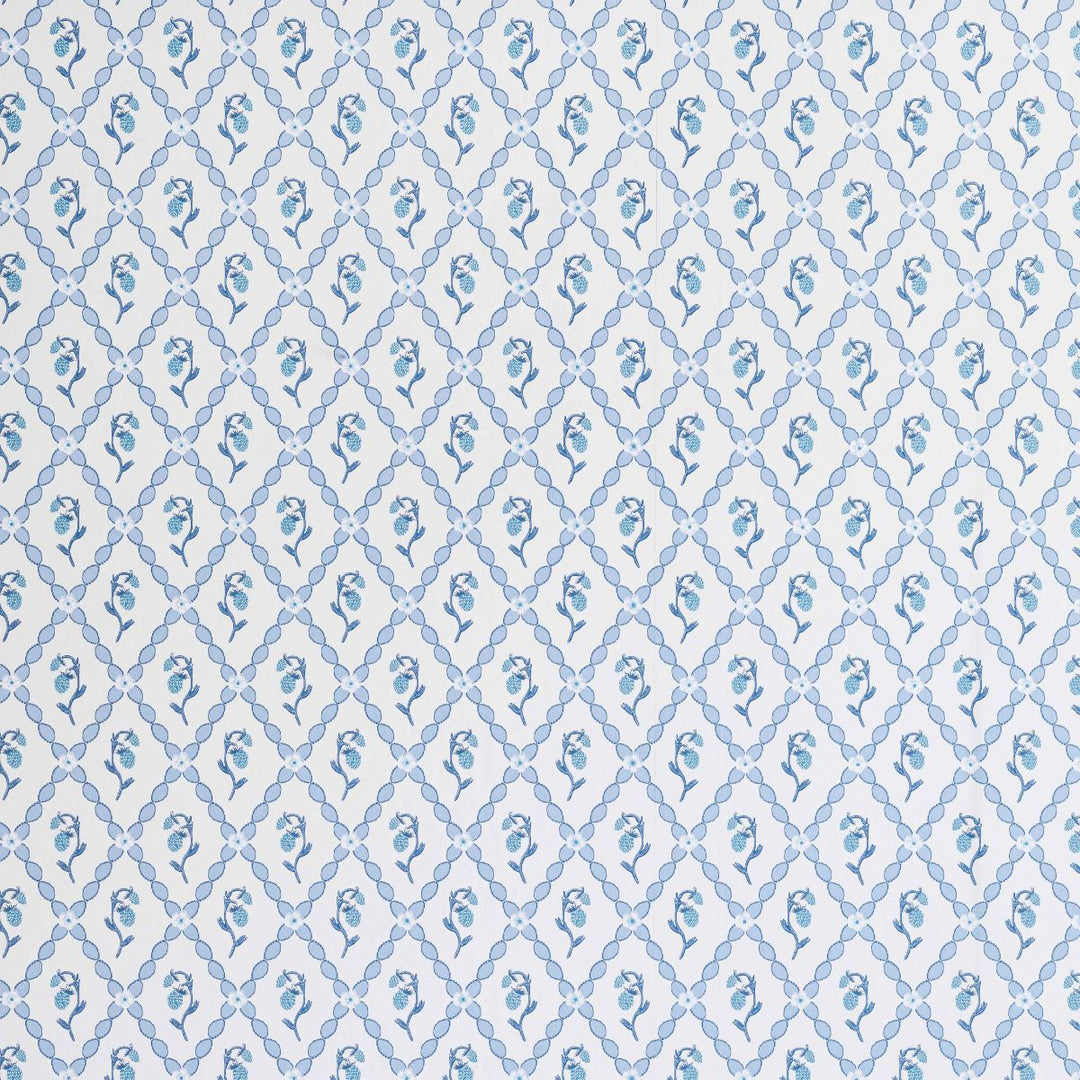 Wild Strawberry Trellis Wallpaper