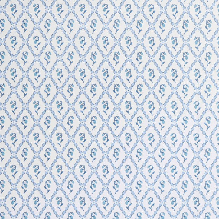 Wild Strawberry Trellis Wallpaper