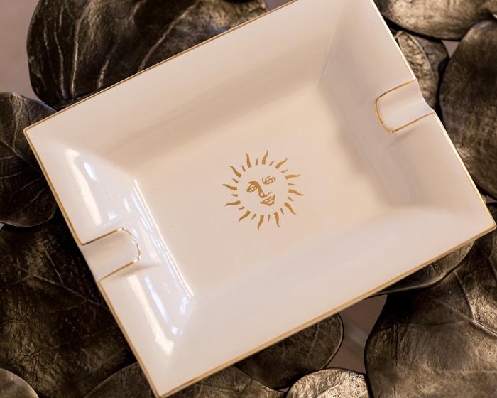 Sun Ashtray - White