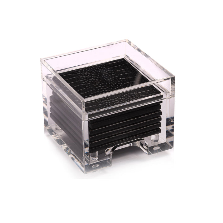 Black Python Coasters