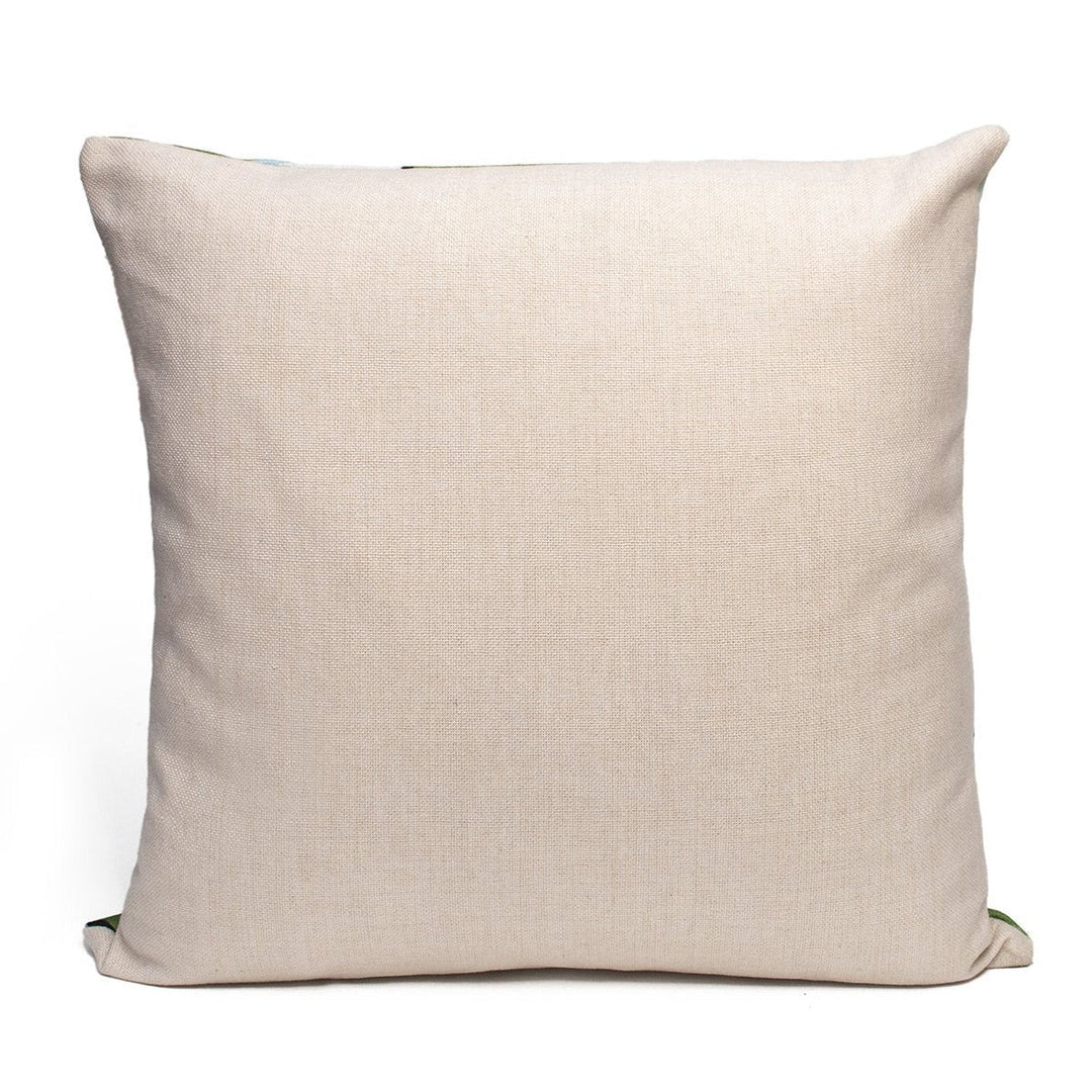 Pink & Green Scallop Cushion