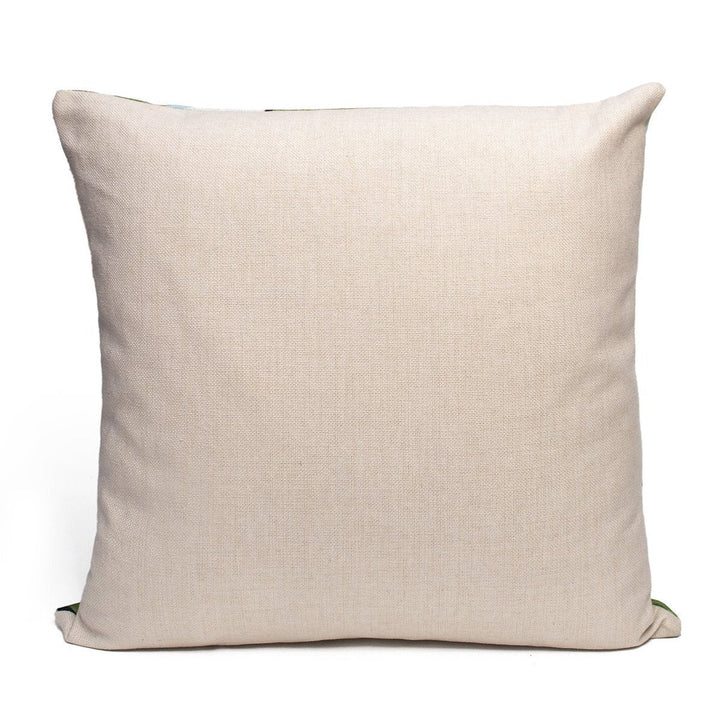 Pink & Green Scallop Cushion