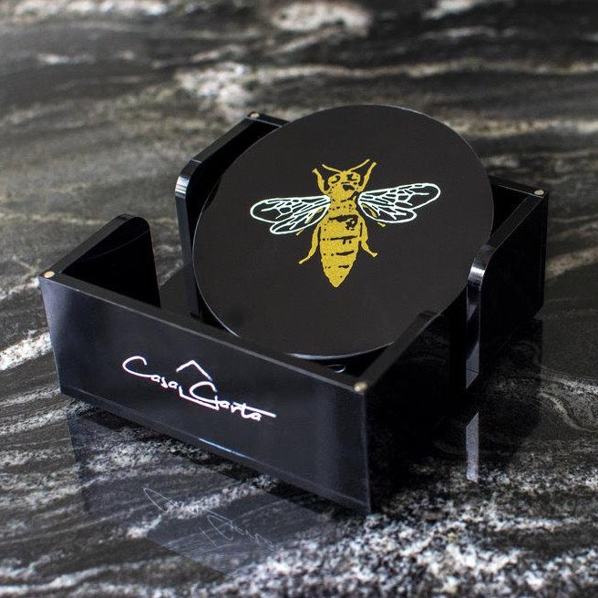 Bee Acrylic Coasters