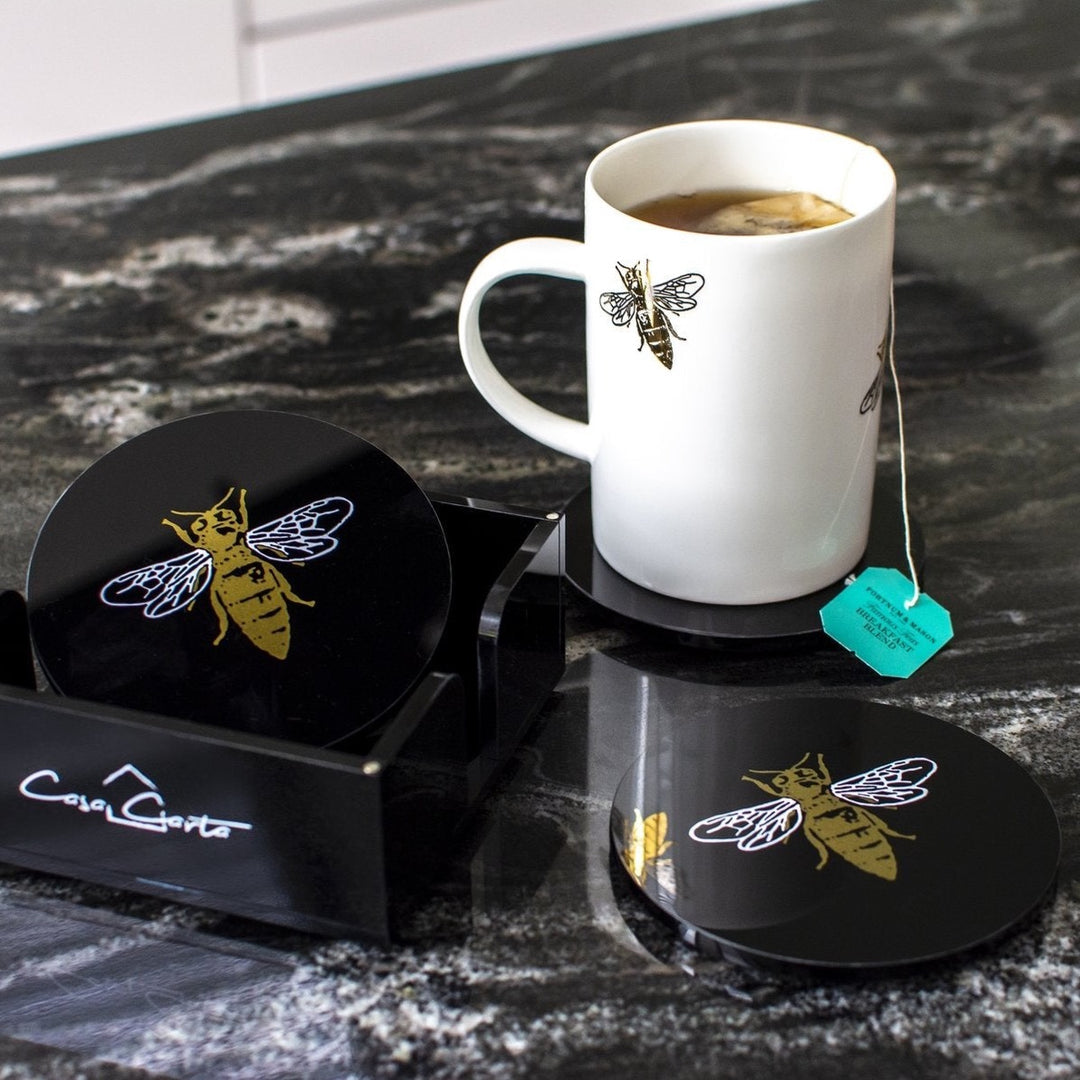 Bee Acrylic Coasters