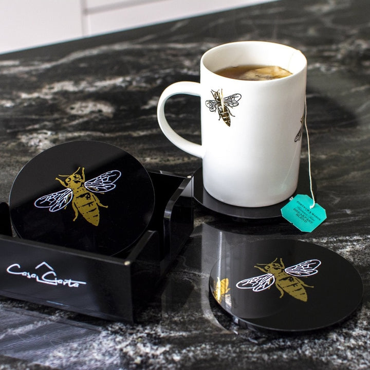 Bee Acrylic Coasters