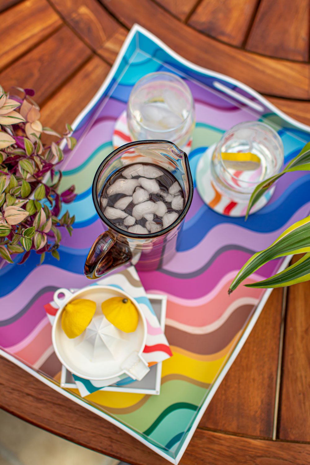 Multi-Coloured Scallop Tray