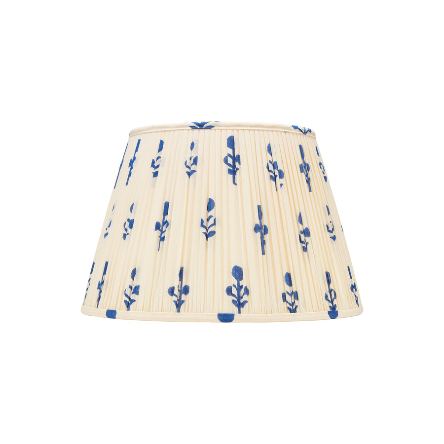 Blue Rose Pleated Lampshade