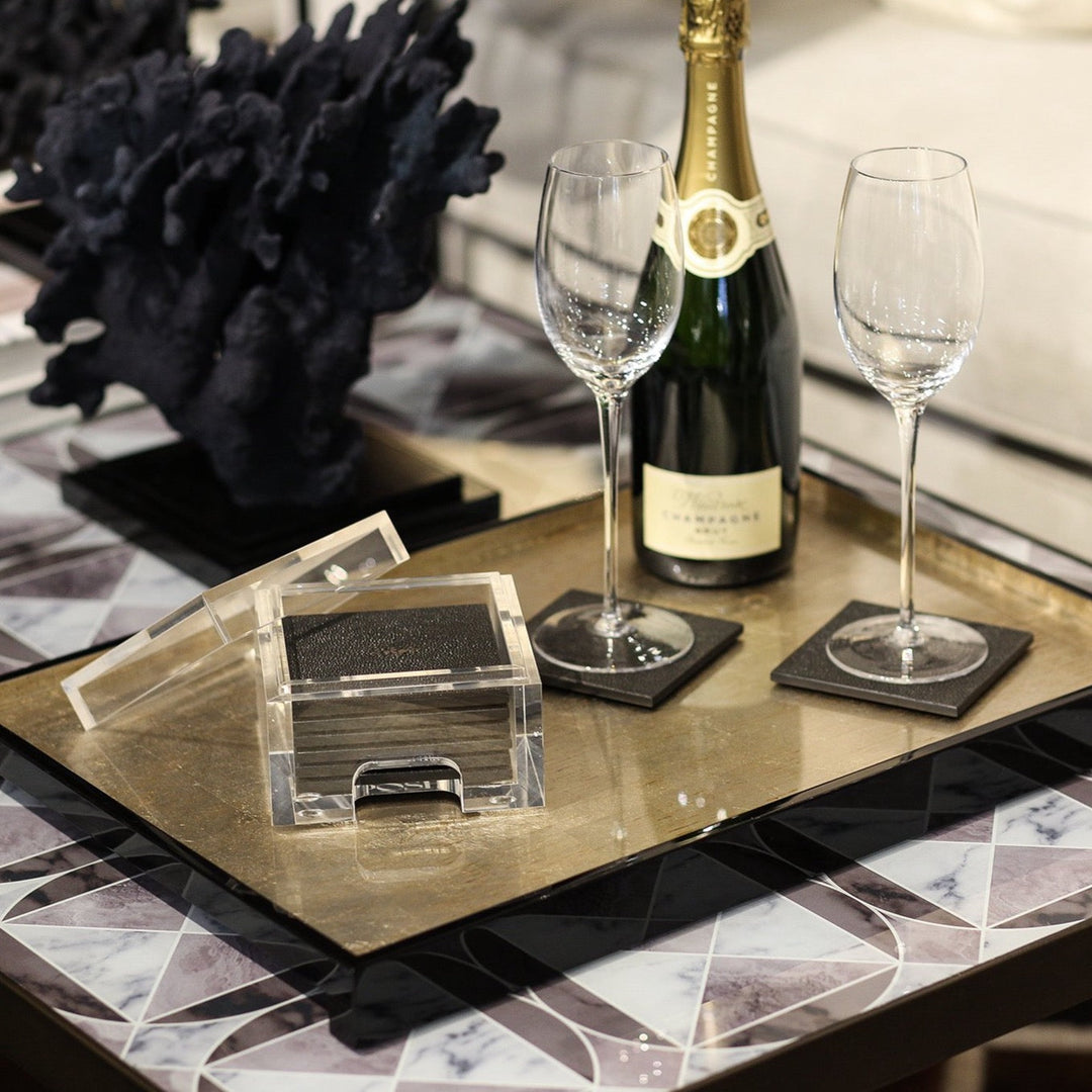 Windsor Tray - Silver Leaf