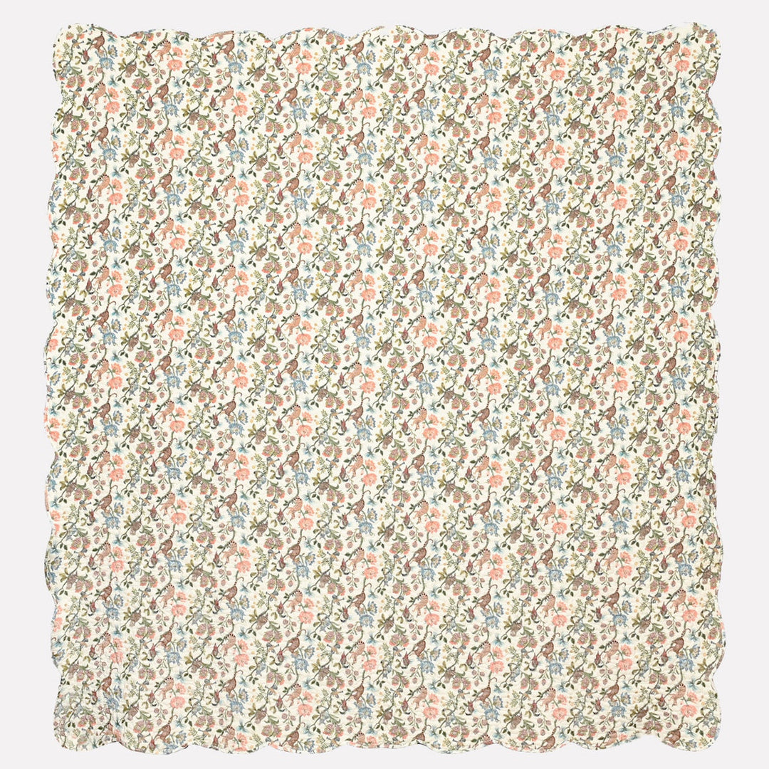 Camp Critters Quilt - Coral