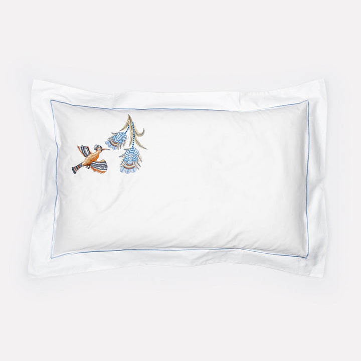 Camp Critters Embroidered Pillow Cases in Tanzanite - Pair