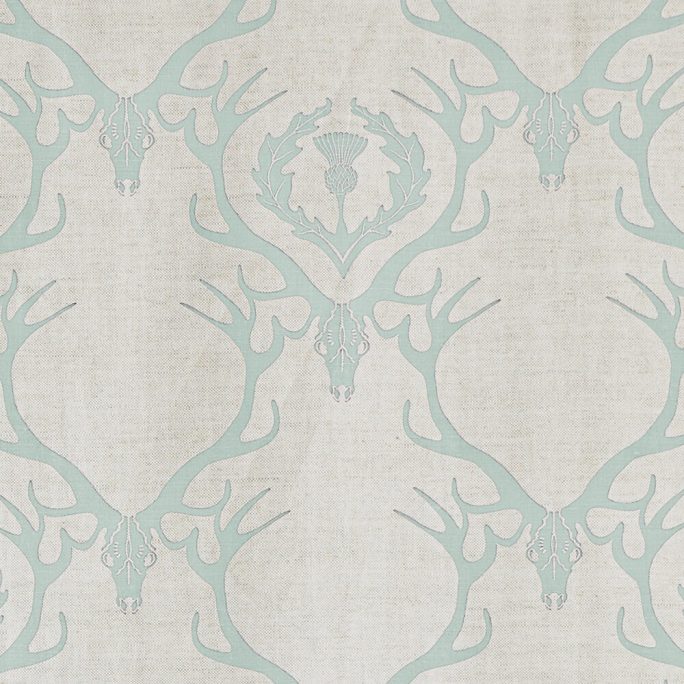 Deer Damask Fabric