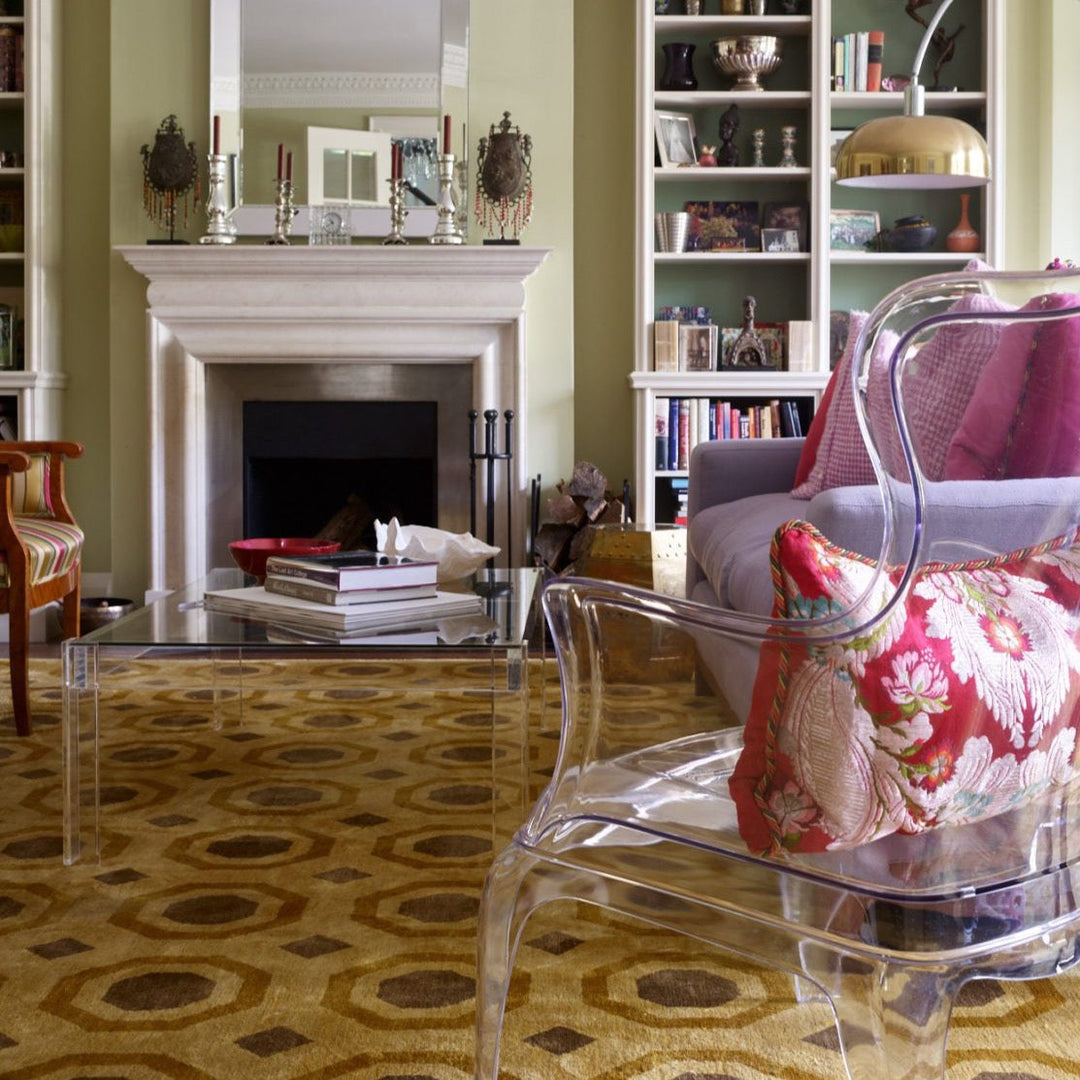 Octagon Handwoven Wool Rug
