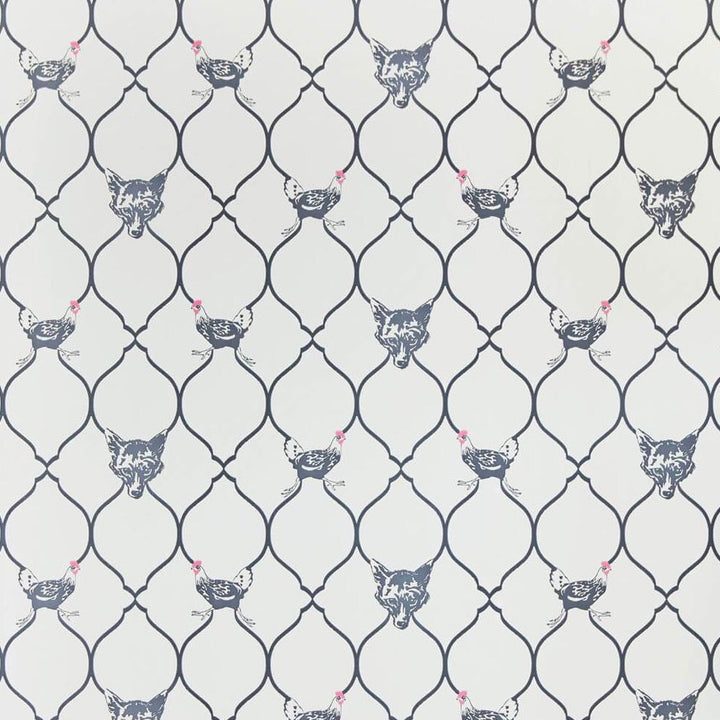 Fox and Hen Wallpaper